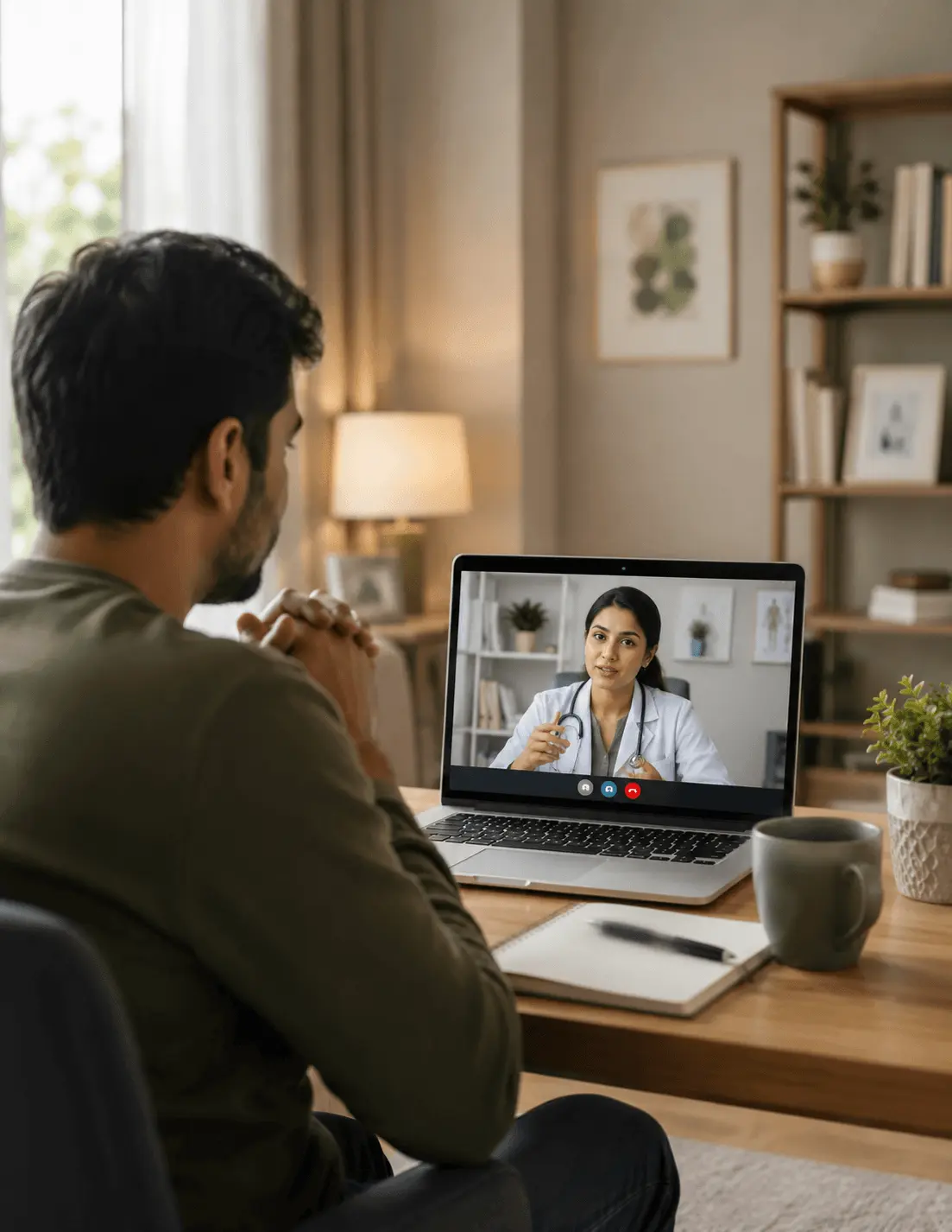 Doctors caring for patients at HelloDr