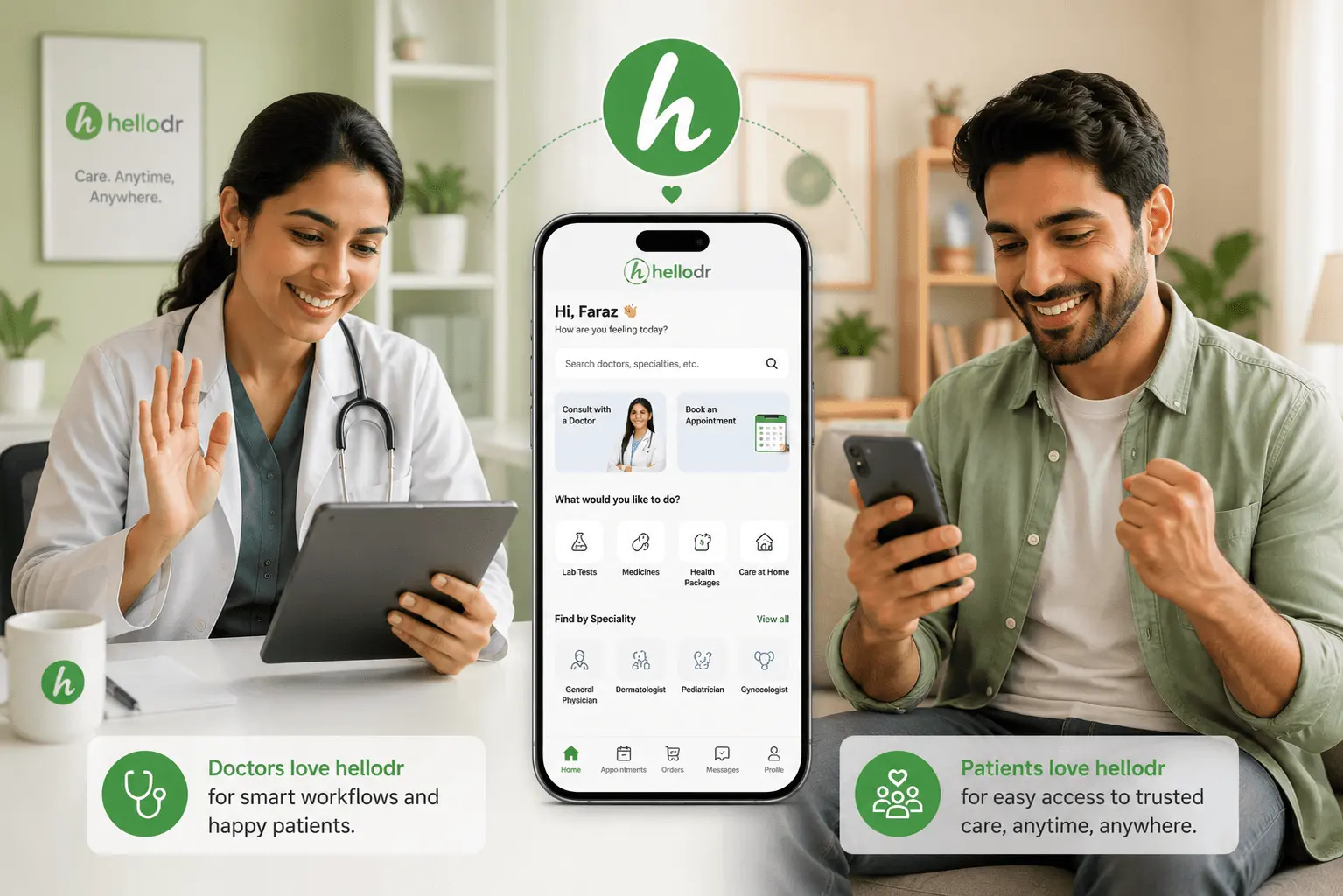 HelloDr healthcare team